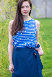 pruhovaný top Sabine Blue