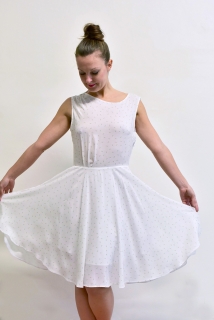 letní šaty Piccolo bianco