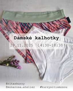Kurz šití - DÁMSKÉ KALHOTKY