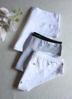 kalhotky bio Něžná 3 v 1 set 2.