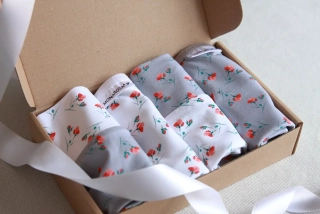 kalhotky bio Něžná 4 v 1 set 1.