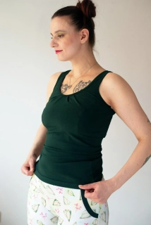 tílko Forest green bio