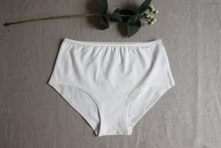 kalhotky high Ecru bio